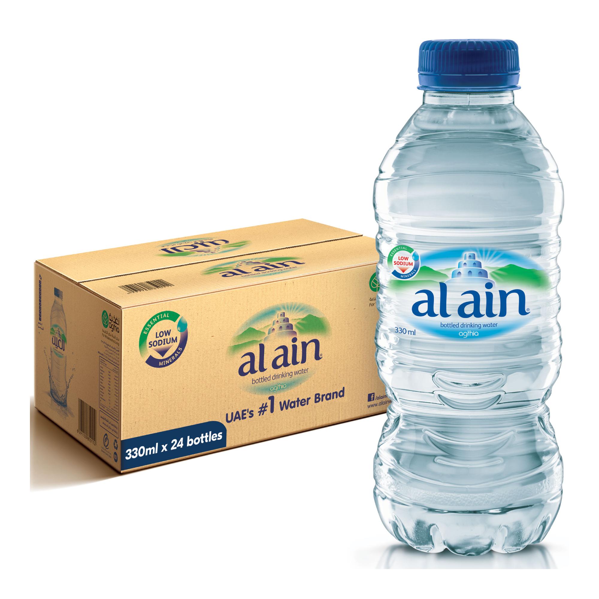 Повышенный натрий вода. Al Ain Mineral Water, 24x200ml. Shatoot 330ml. מי עדן вода 330. Sodium + Water.